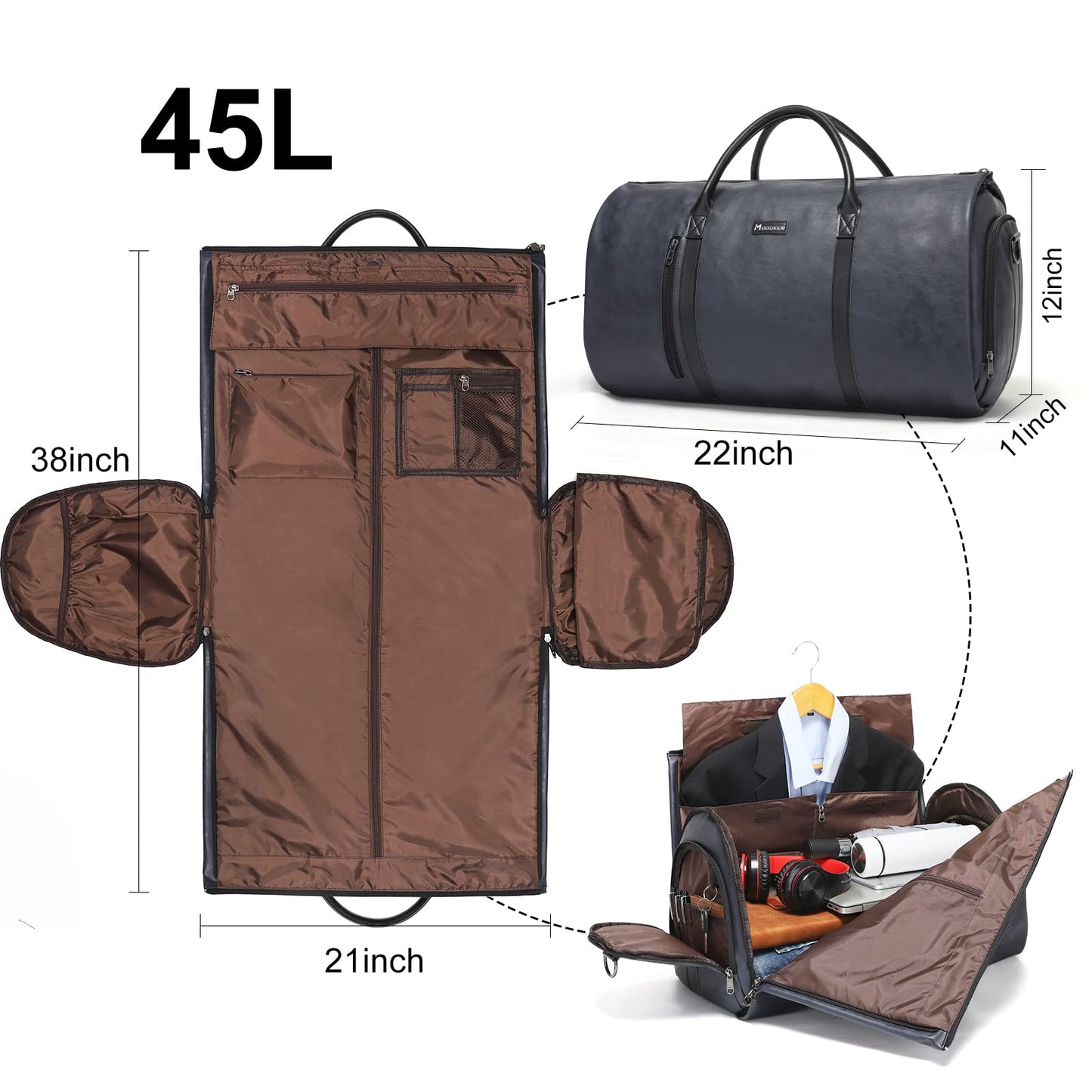 Modoker Travel Garment Bag - Versatile & Stylish