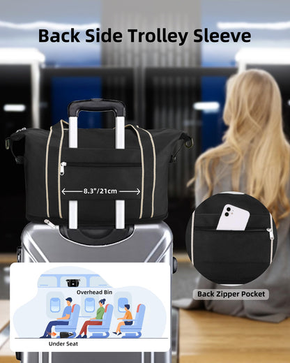 WALNEW Foldable Waterproof Travel Duffel Bag