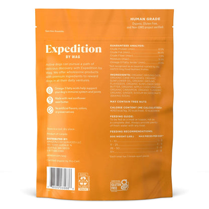 Wag Expedition Pumpkin Chia Dog Treats, Organic Biscuits