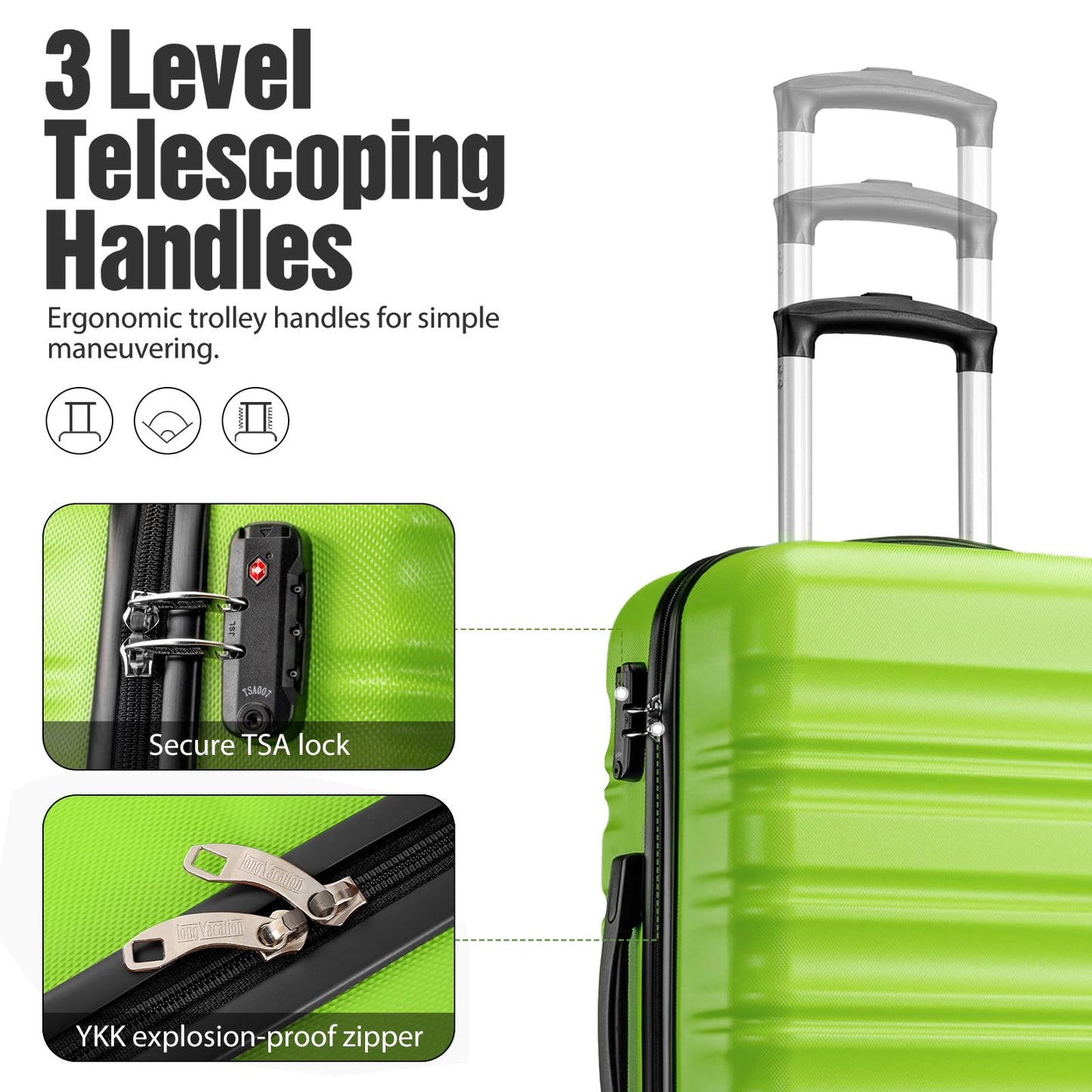 VoyagePro 6-Piece Hardshell Luggage Set