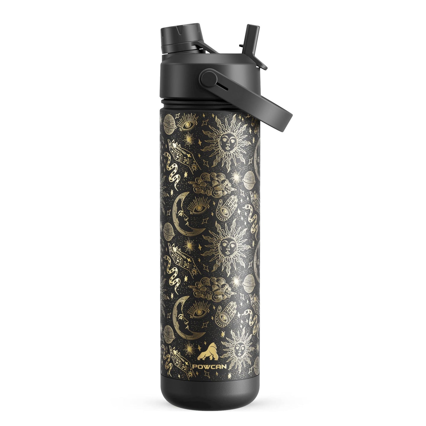 ChillKnight 26oz: Dual-Lid Leak-Proof Bottle