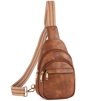 BOSTANTEN Chic Leather Crossbody Sling Bag