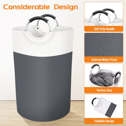 BlissTotes 90L Collapsible Laundry Hamper - Black