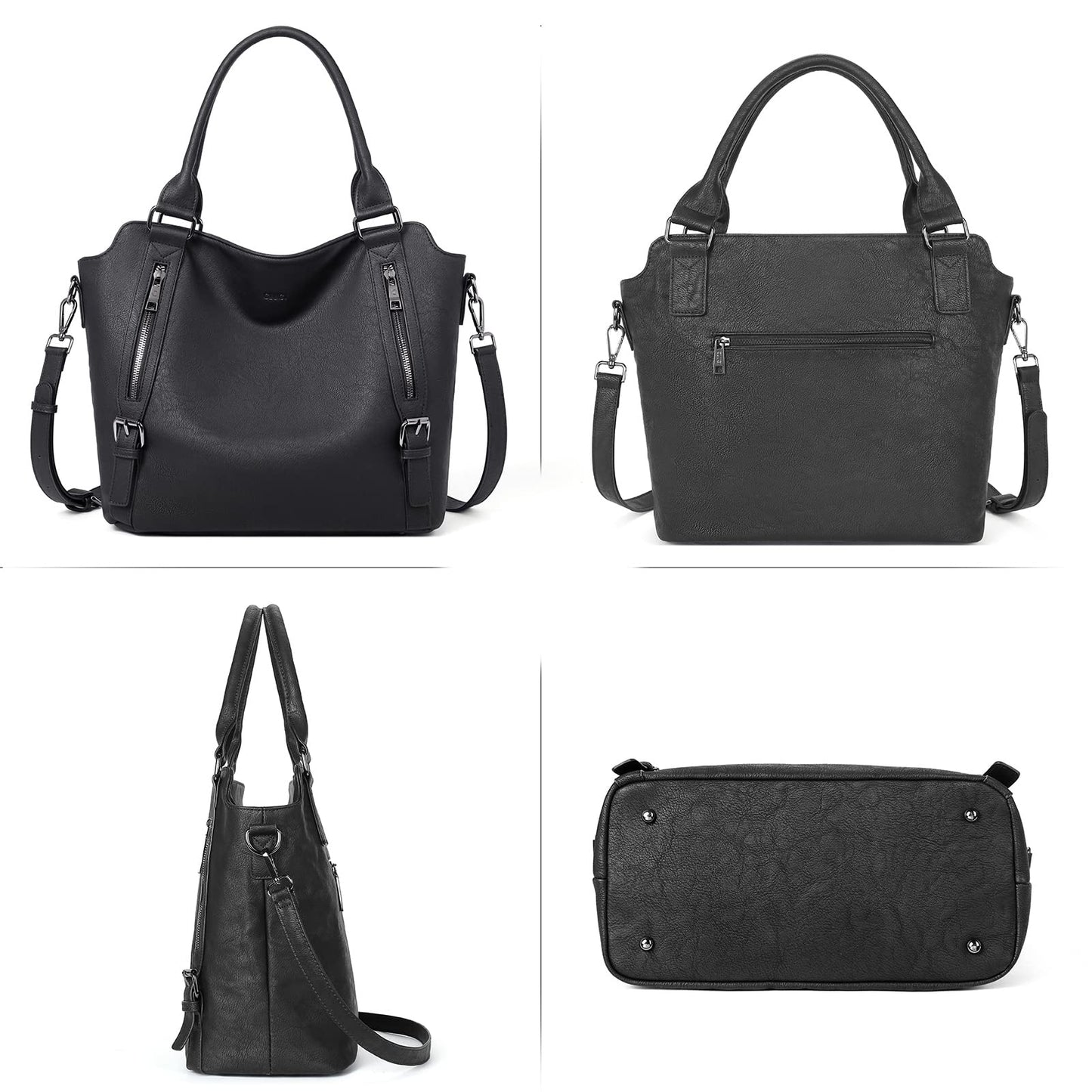 CLUCI Eco Luxe Vegan Leather Tote Bag