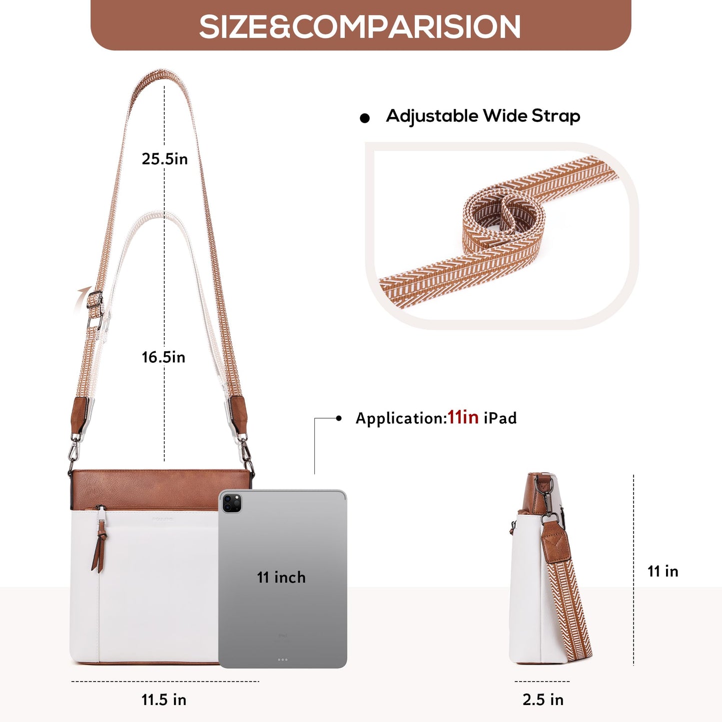 Chic Leather Crossbody with Card Slots for Women