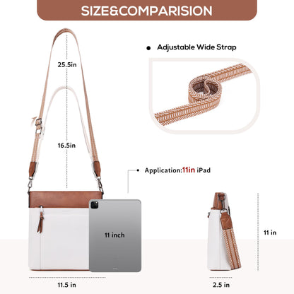 Chic Leather Crossbody with Card Slots for Women