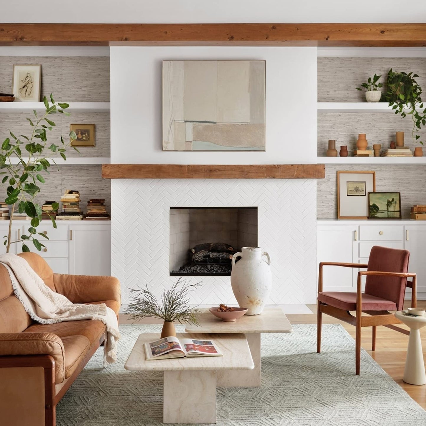 Rustic Farmhouse Shelves (008-40BN)