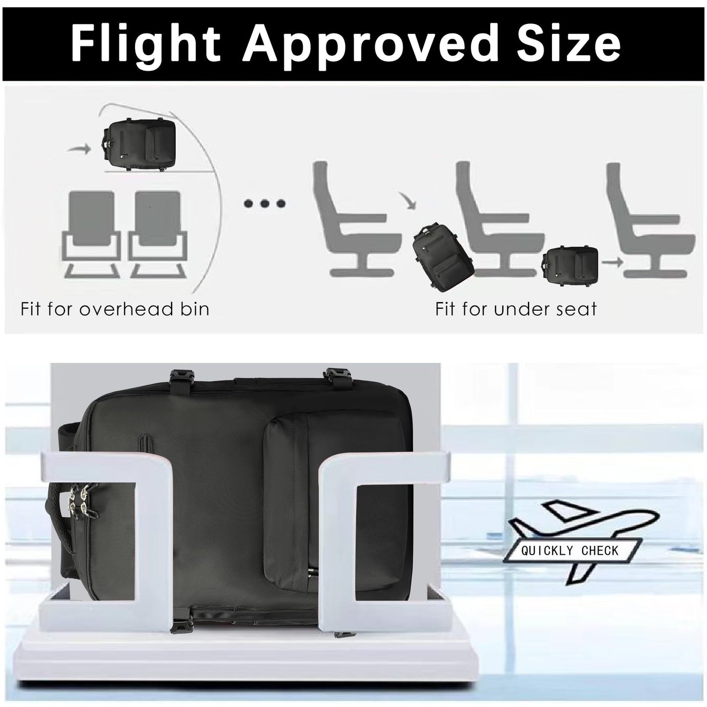 SHRRADOO Travel Backpack