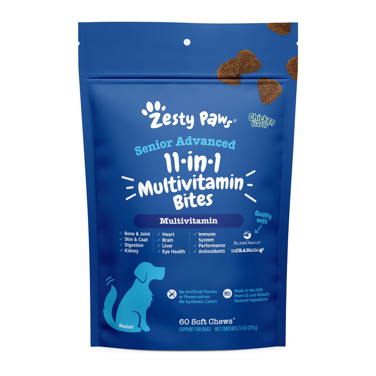 PawZest Omega Multivitamin Chews - Senior & Puppy