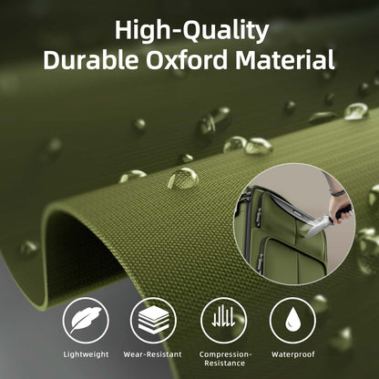 SHOWKOO Armygreen 3-Piece Expandable Luggage Set