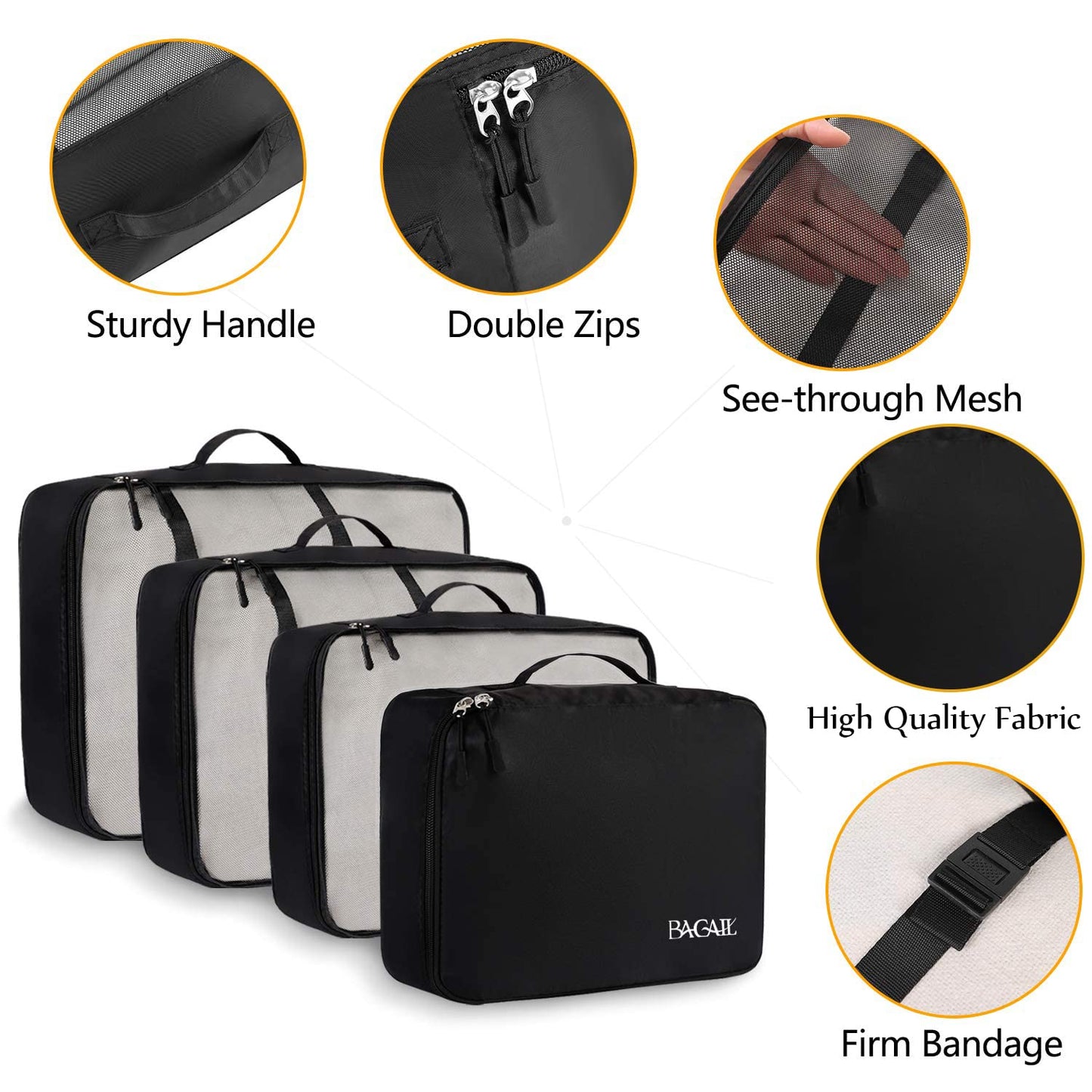 TravelMate 8-Piece Packing Cubes