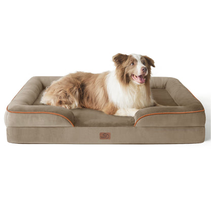 ComfyPaws Orthopedic Washable Dog Sofa - Large, Grey