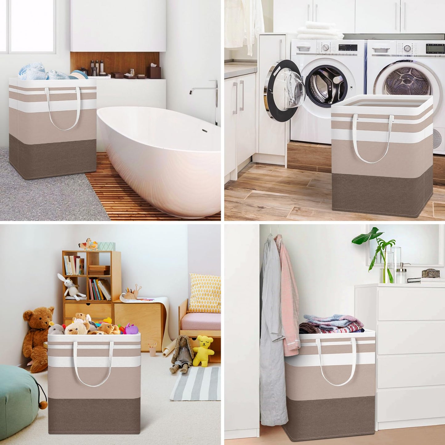 HomeHacks Duo Waterproof Laundry Baskets