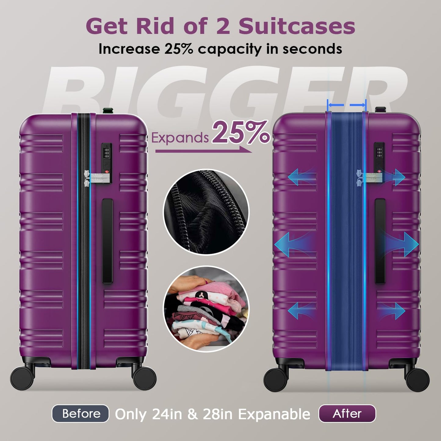 BEOW Spinner Luggage Set