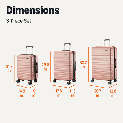 Rose Gold Hardside Carry-On