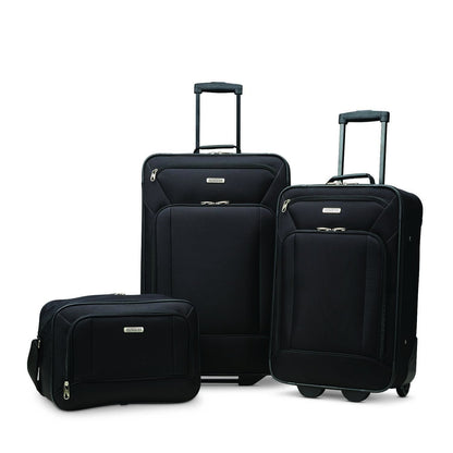 Fieldbrook XLT Black 4-Piece Luggage Set