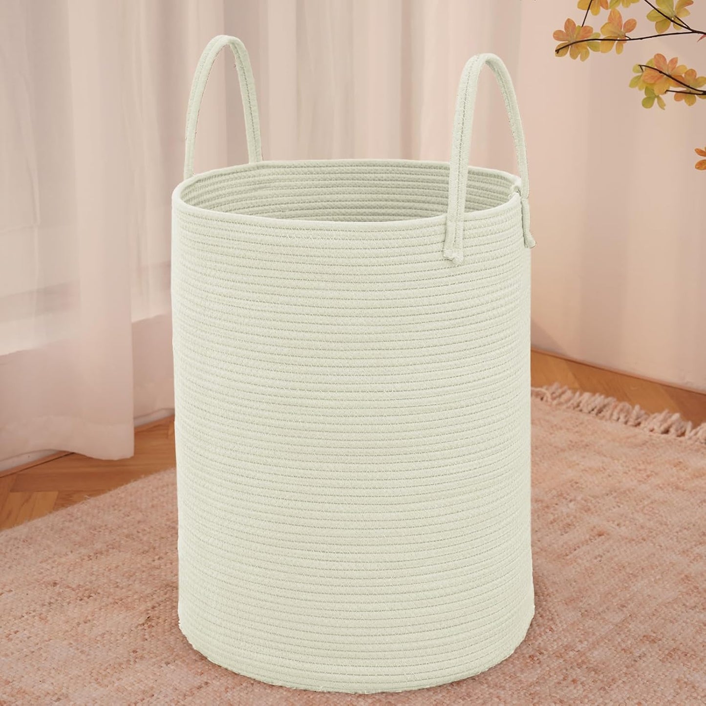 Purple Woven 80L Laundry Basket & Storage Bin - Handbags Specialist Headquarter