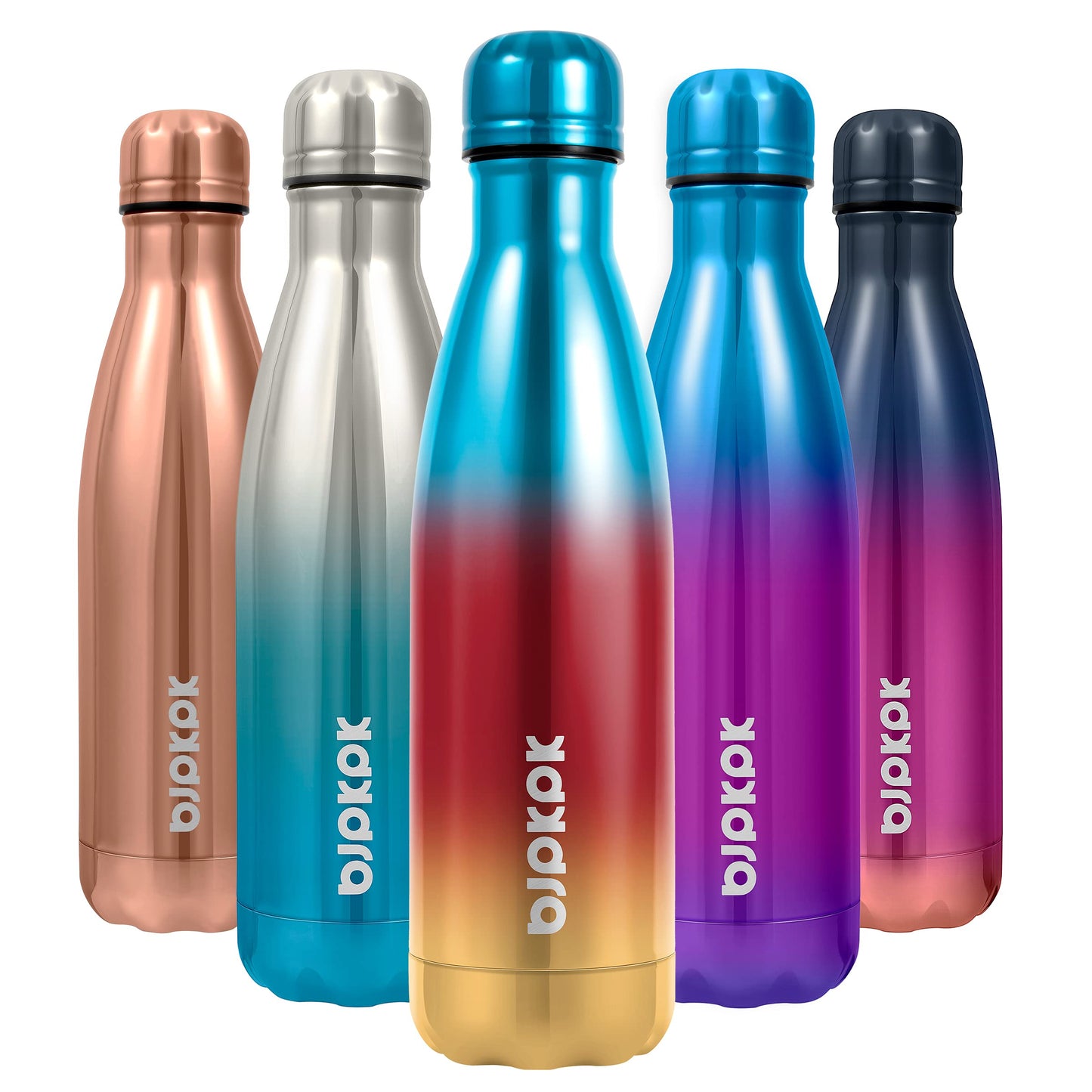 ChillPro 17oz Turquoise Insulated Sports Bottle