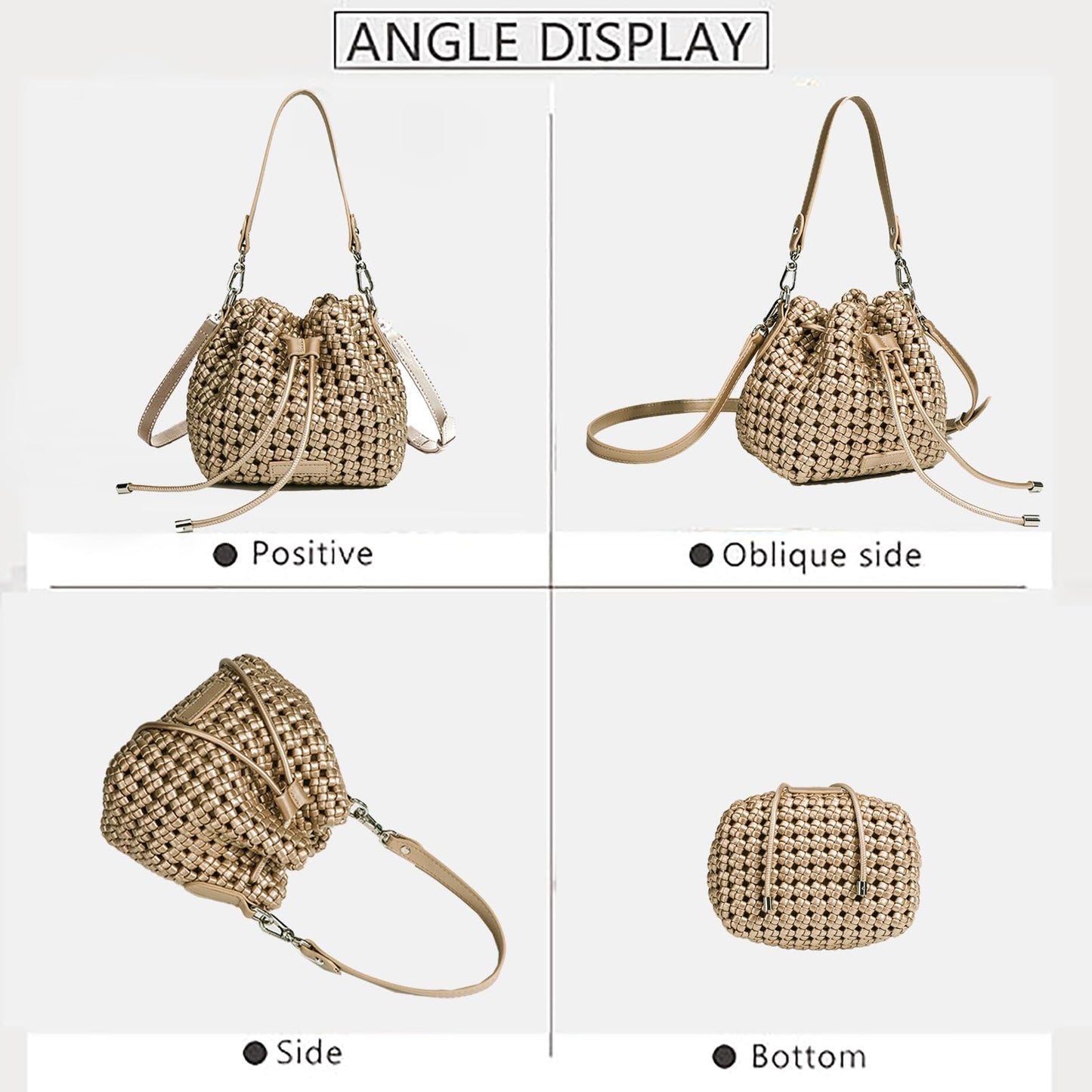 Hollow Bucket Tote Bag