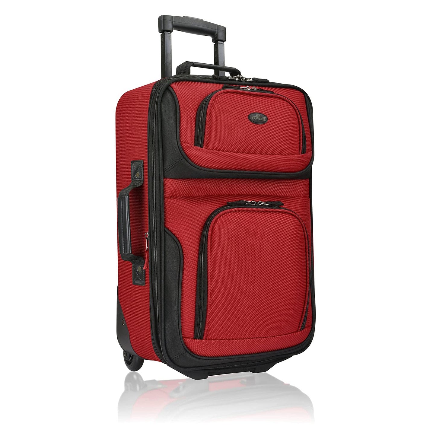 U.S. Traveler Rio Expandable Orange Carry-on