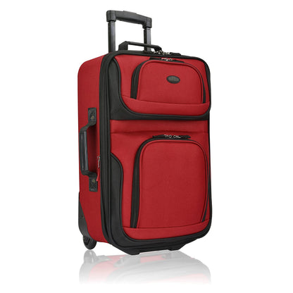 U.S. Traveler Rio Expandable Orange Carry-on