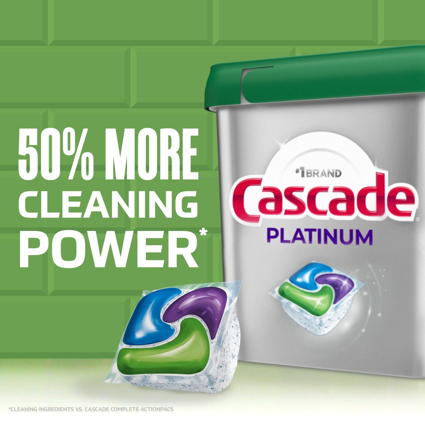 Cascade Platinum Fresh 71ct Dishwasher Pods