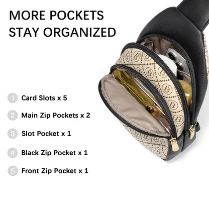 BOSTANTEN Chic Leather Crossbody Sling Bag