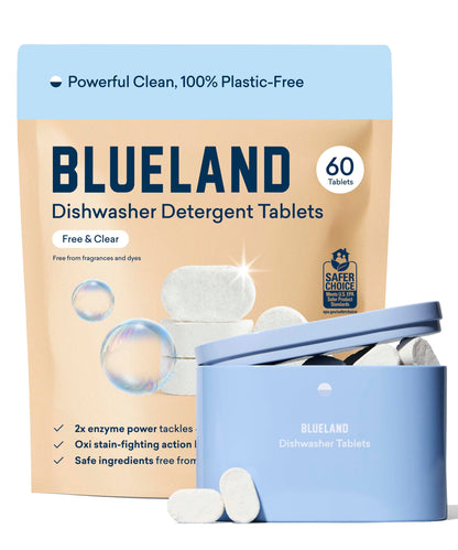 EcoClean Tabs: 60ct Plastic-Free Dishwasher Pods