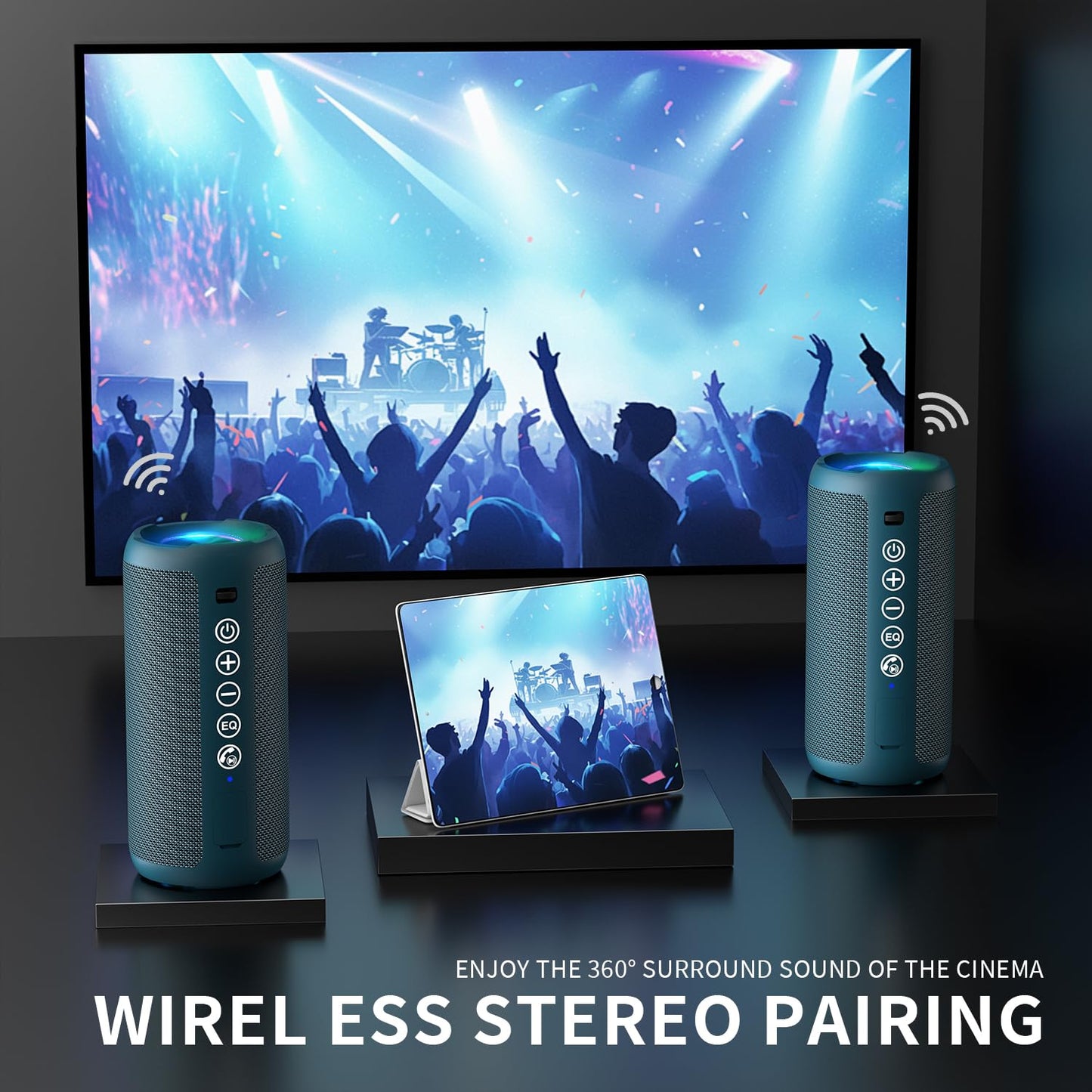 Ortizan AquaBass: IPX7 Bluetooth Speaker & Gift Pick