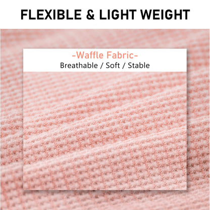 PlaidPup Waffle Vest: Soft, Stretchy, & Cute!