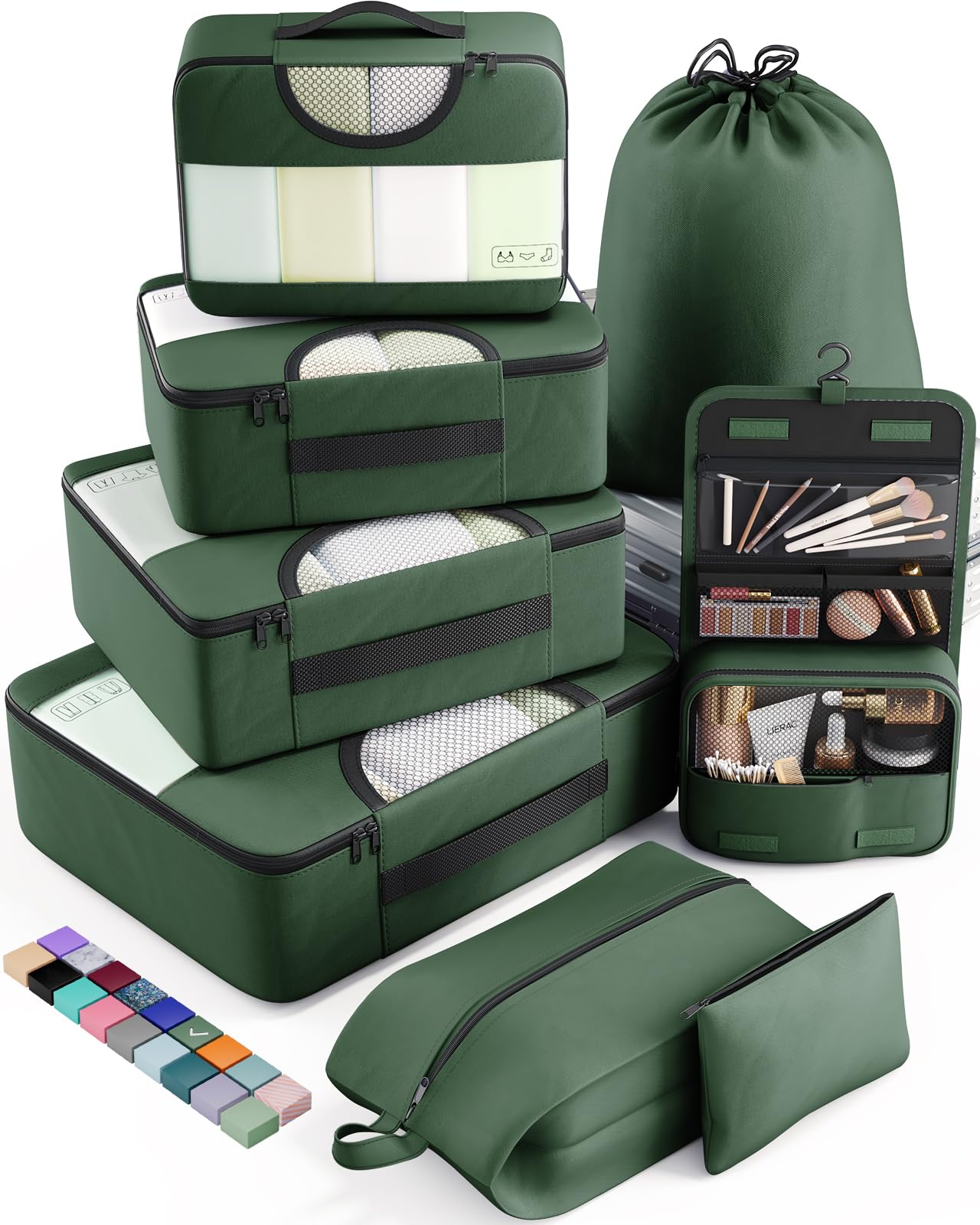 Veken Travel Cubes - 8 Piece Set