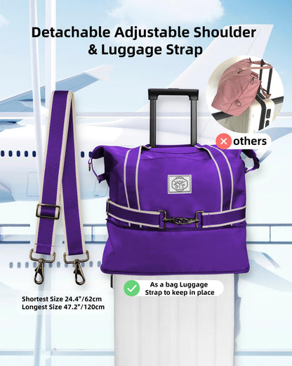 WALNEW Foldable Waterproof Travel Duffel Bag