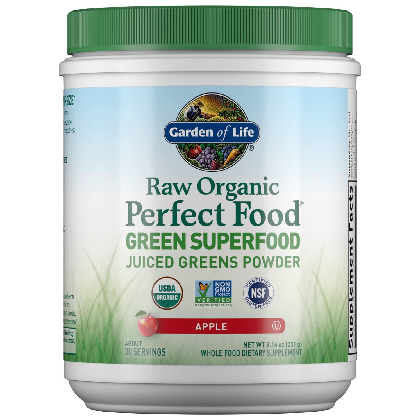 GreenVitality Superfood Powder - Juiced Greens Blend