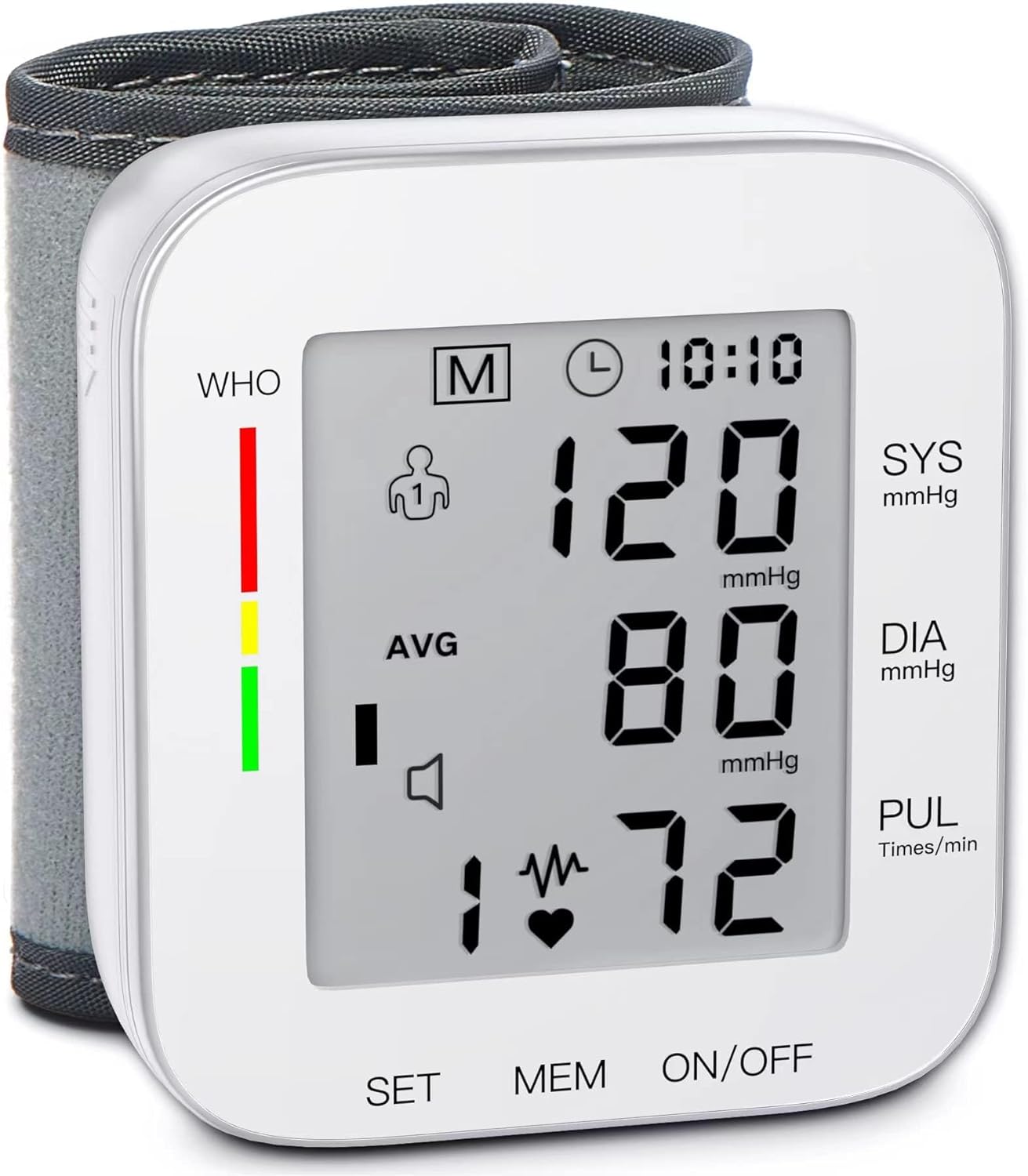 MMIZOO Auto BP Monitor with Large LCD Display