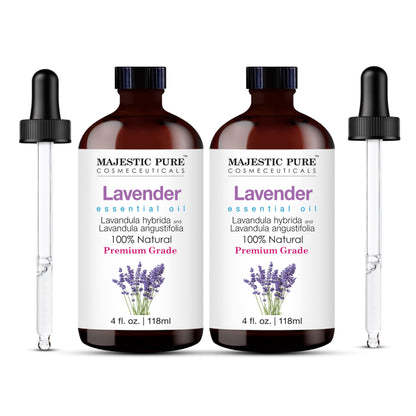 Majestic Pure Lavender Oil with Dropper 4oz