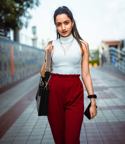 AUYOCO Chic Vegan Leather Crossbody Bag with Strap