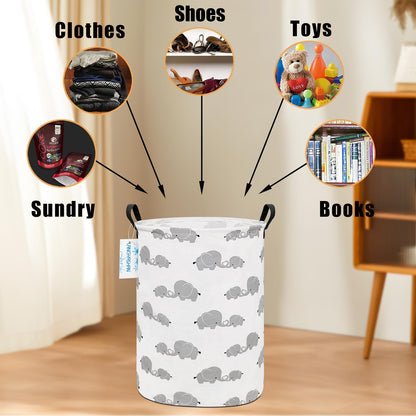 Collapsible Canvas Hamper by LANGYASHAN