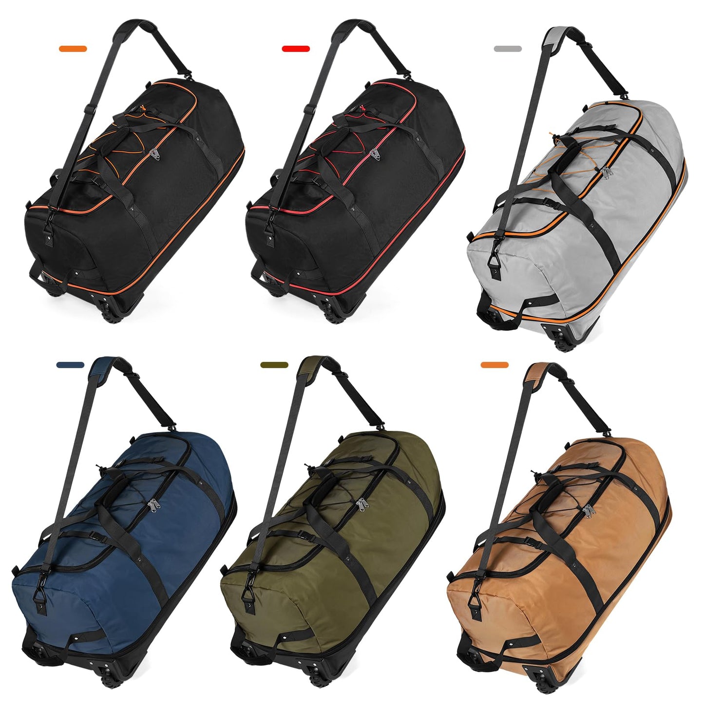 AquaRoll 29 Quilted Wheeled Duffle Backpack