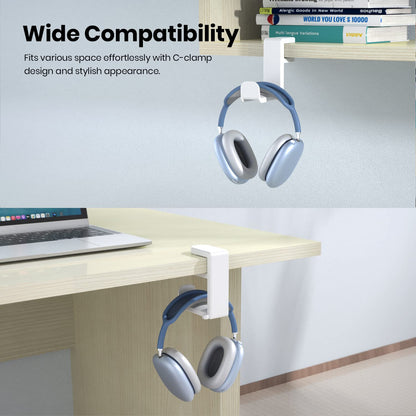 EURPMASK 360° Rotating Headphone Stand & Organizer
