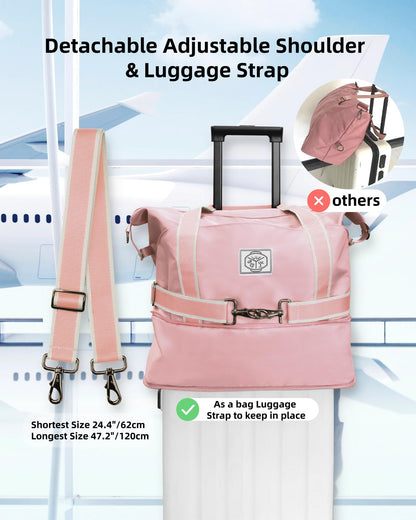 WALNEW Foldable Waterproof Travel Duffel Bag