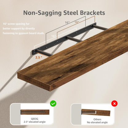 Rustic Farmhouse Shelves (008-40BN)