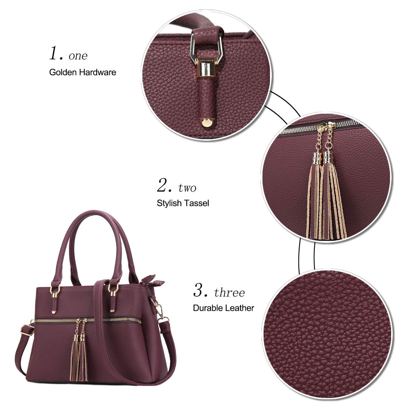 Luxe Leather Satchel & Crossbody Bags