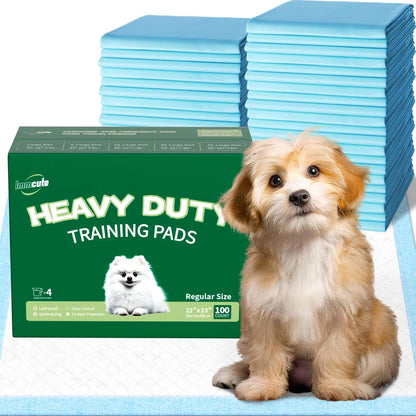 Puppy Pee Pro Pads - 100 Count Super Absorbent Set