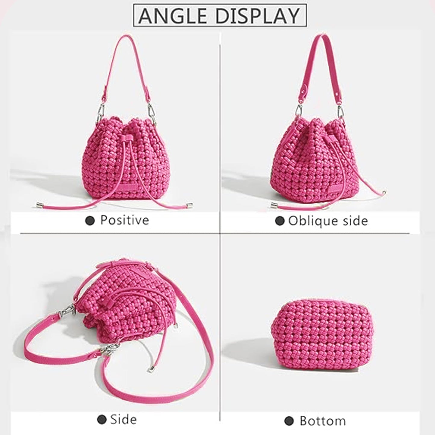 Hollow Bucket Tote Bag