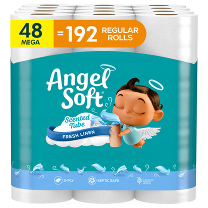 Angel Fresh Lavender Mega Toilet Rolls - Soft & Strong