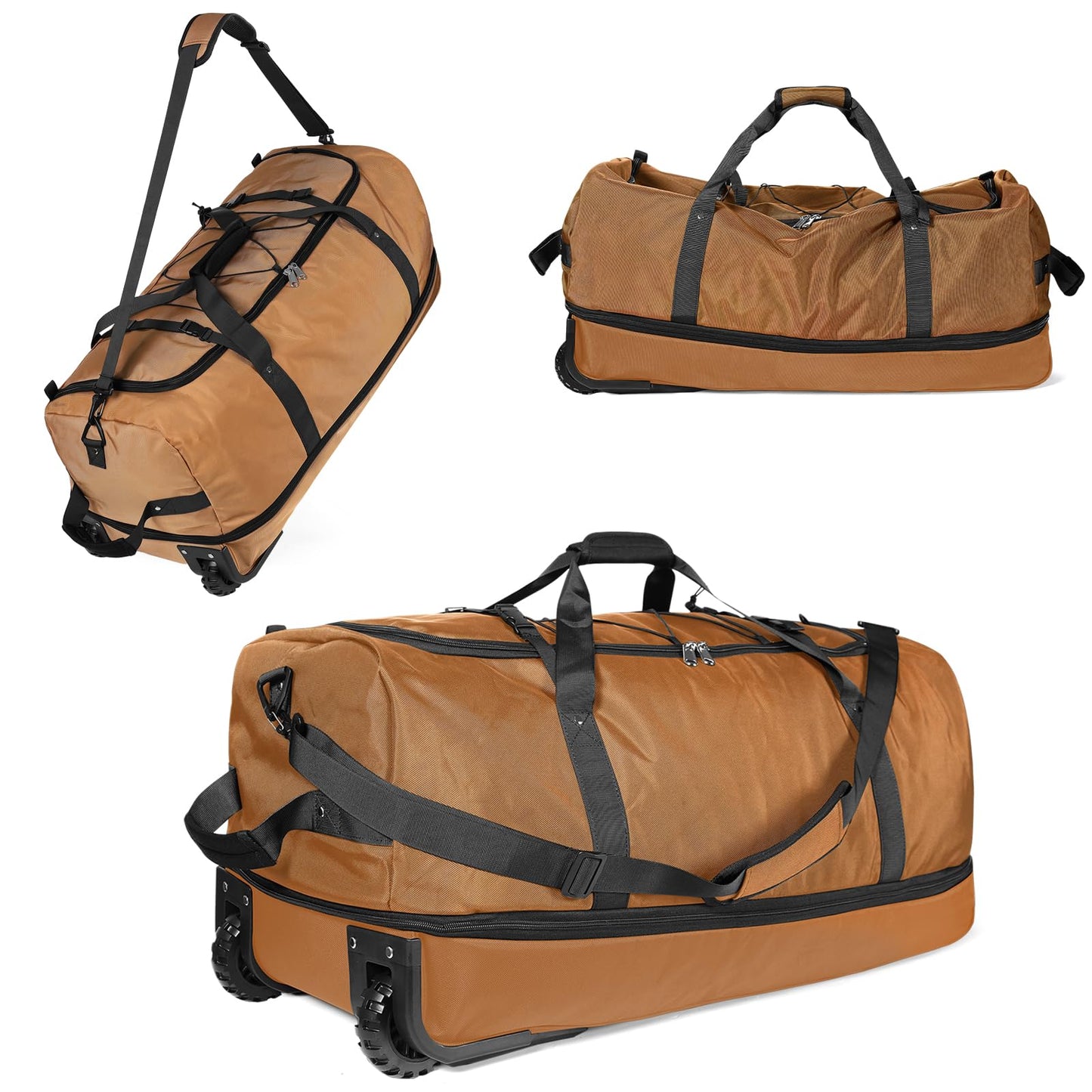 AquaRoll 29 Quilted Wheeled Duffle Backpack