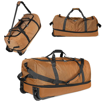 AquaRoll 29 Quilted Wheeled Duffle Backpack