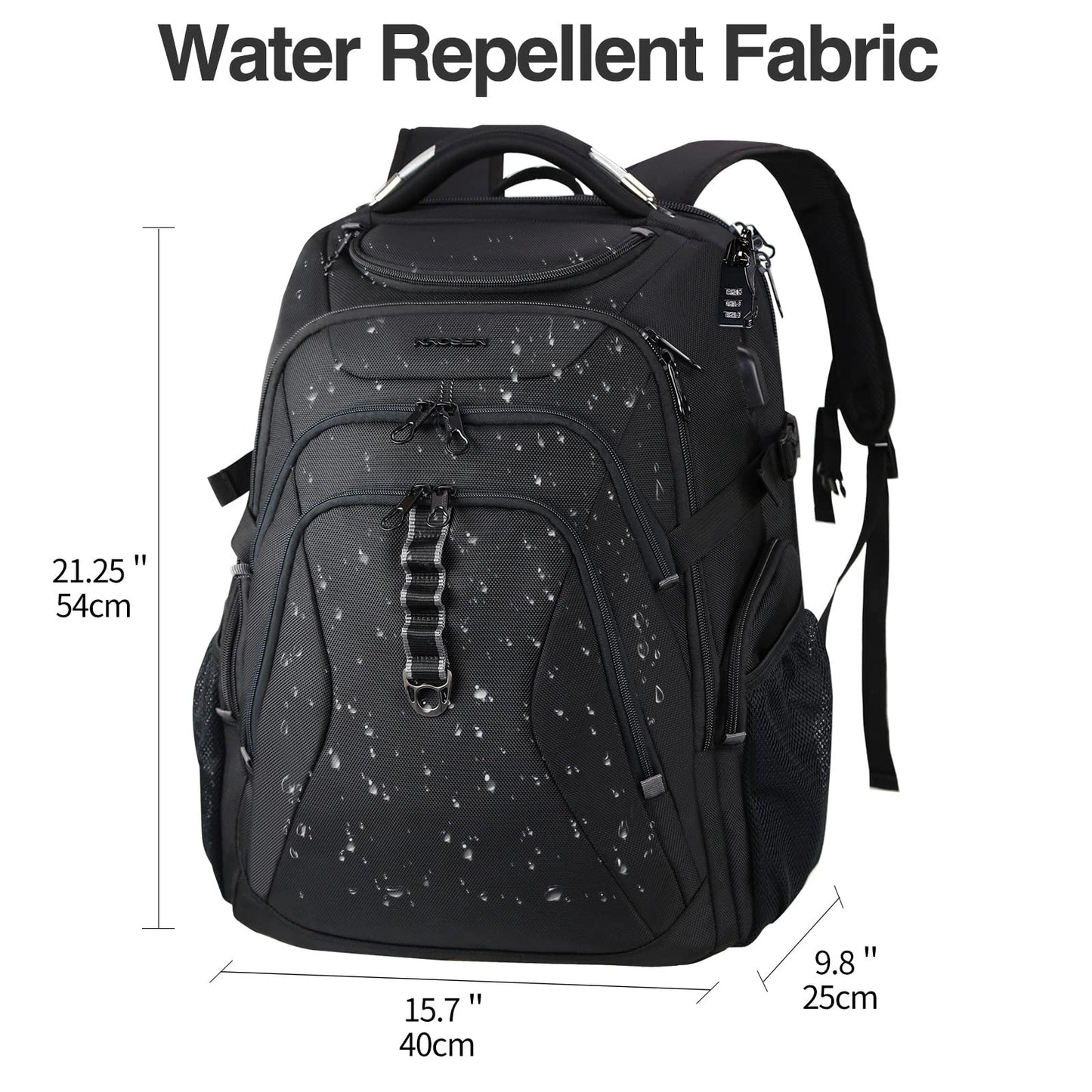 KROSER XL Shield Backpack - RFID & Water-Repellent