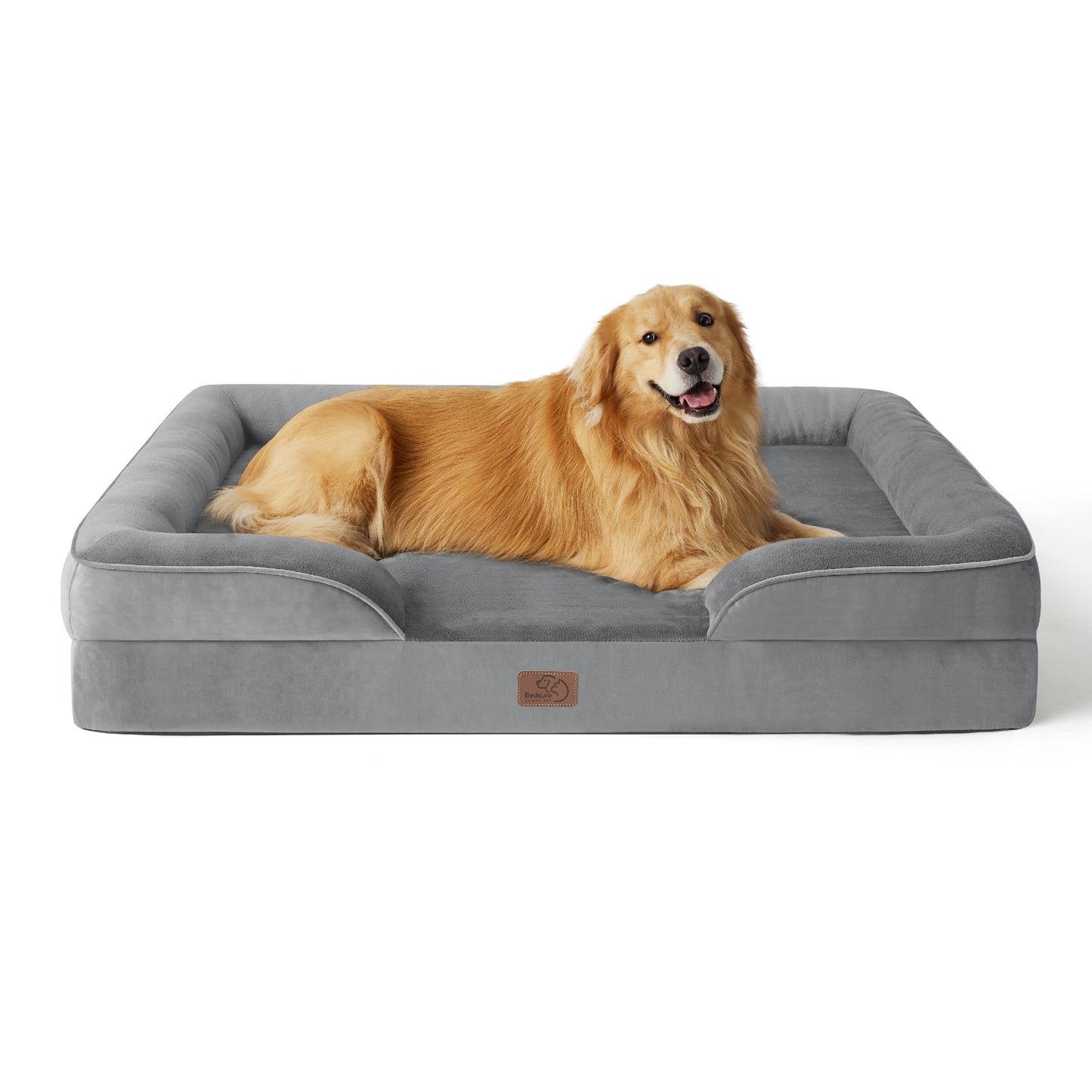 ComfyPaws Orthopedic Washable Dog Sofa - Large, Grey