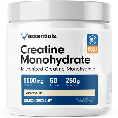 Bucked Up Micronized Creatine - Unflavored Power Boost
